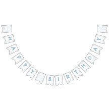 Bandera de Bunting de puntos de acuarela de Sky Co