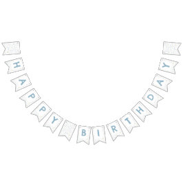 Bandera de Bunting de puntos de acuarela de Willia