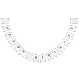 Bandera de Bunting de puntos de color de agua de c