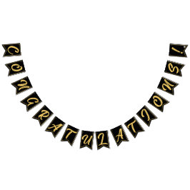 Bandera de Bunting del Partido de Graduación