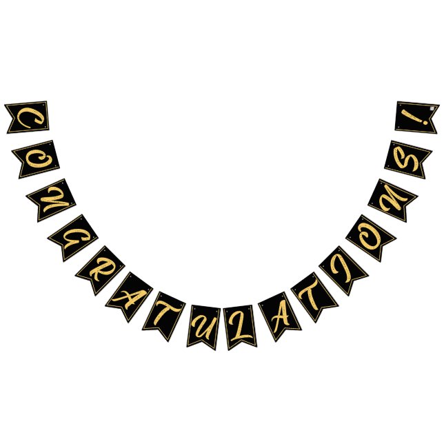 Bandera de Bunting del Partido de Graduación (Todo)