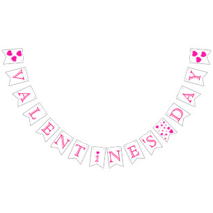 Bandera de Bunting - Día de San Valentín
