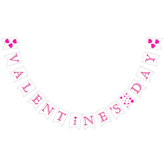Bandera de Bunting - Día de San Valentín (Todo)