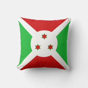 Bandera de Burundi x Almohada de bandera