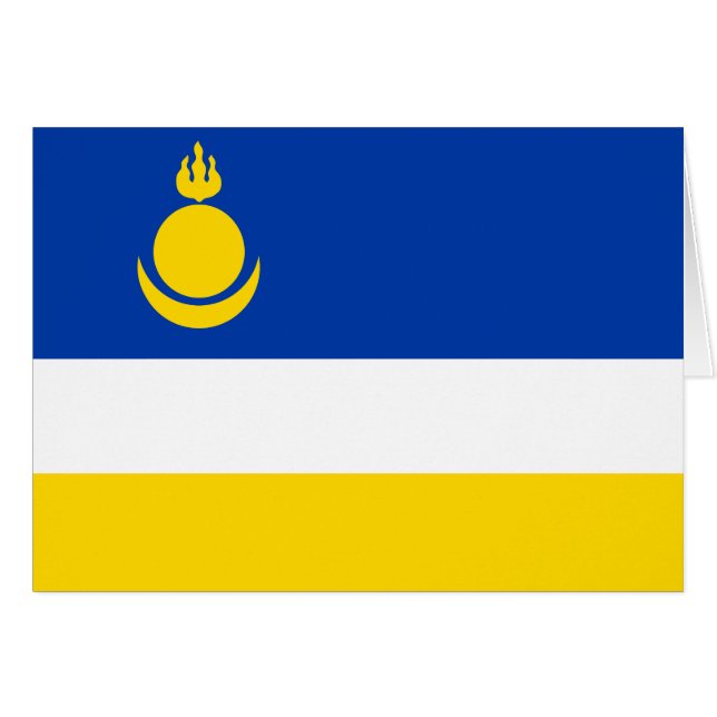 Bandera de Buryatia Patriótica (Anverso (Horizontal))