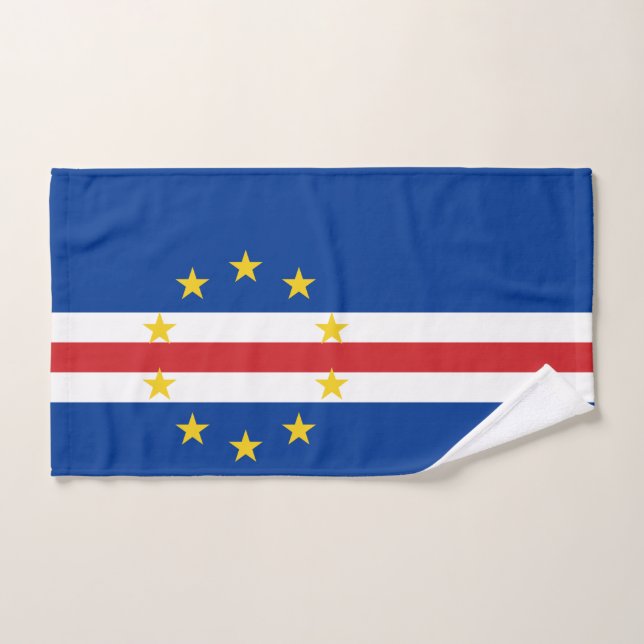 Bandera de Cabo Verde (Toalla de mano)