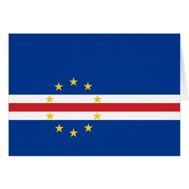 Bandera de Cabo Verde (Anverso (Horizontal))