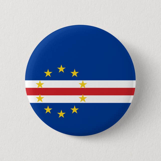 Bandera de Cabo Verde - Botón de pin caboverdiano (Anverso)