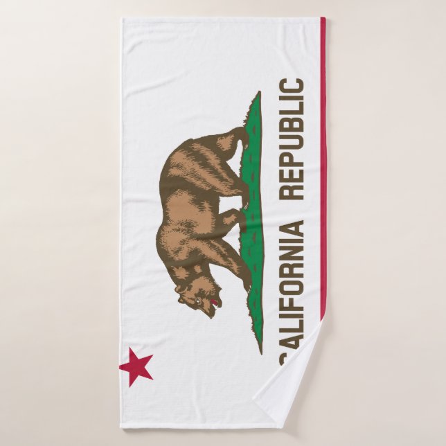 Bandera de California (Toalla de baño)