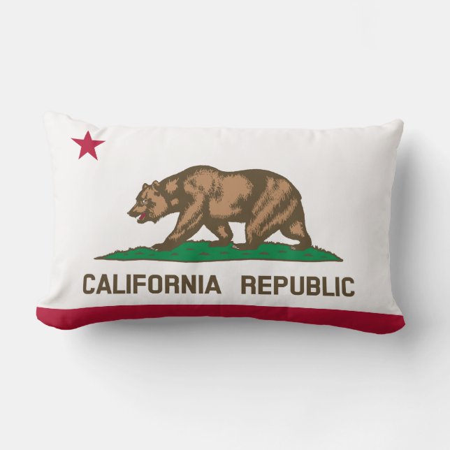 Bandera de California, Cojín decorativo de la band (Anverso)