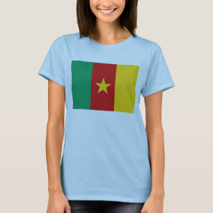 Bandera de Camerún x Mapa camiseta