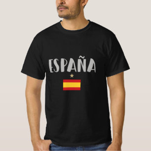 Bandera de camiseta de hinchas de fútbol de España