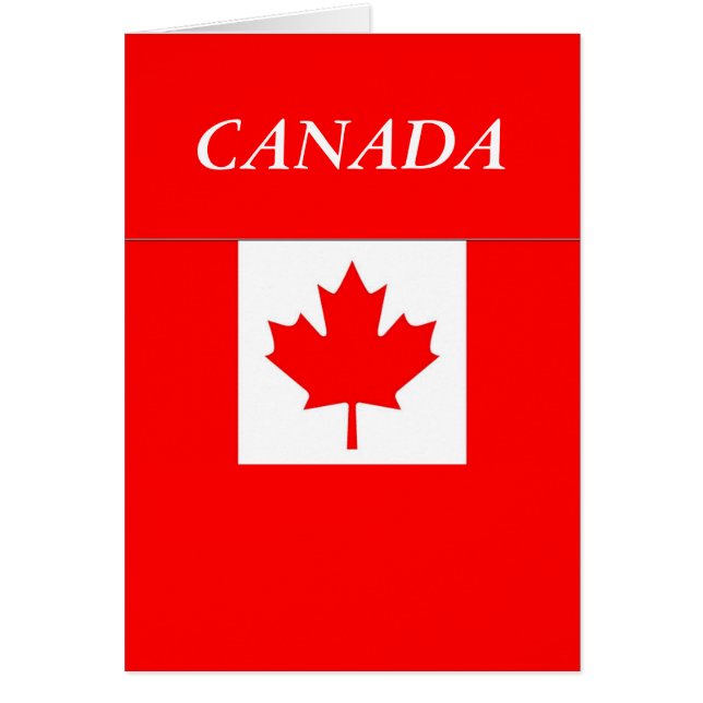Bandera de Canadá (Frente)