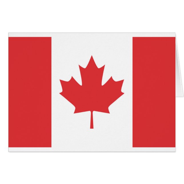 Bandera de Canadá (Anverso (Horizontal))