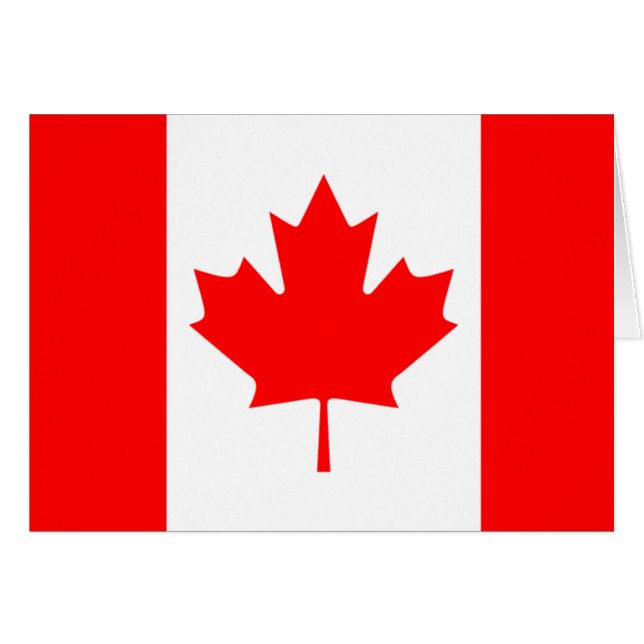 bandera de Canadá (Anverso (Horizontal))