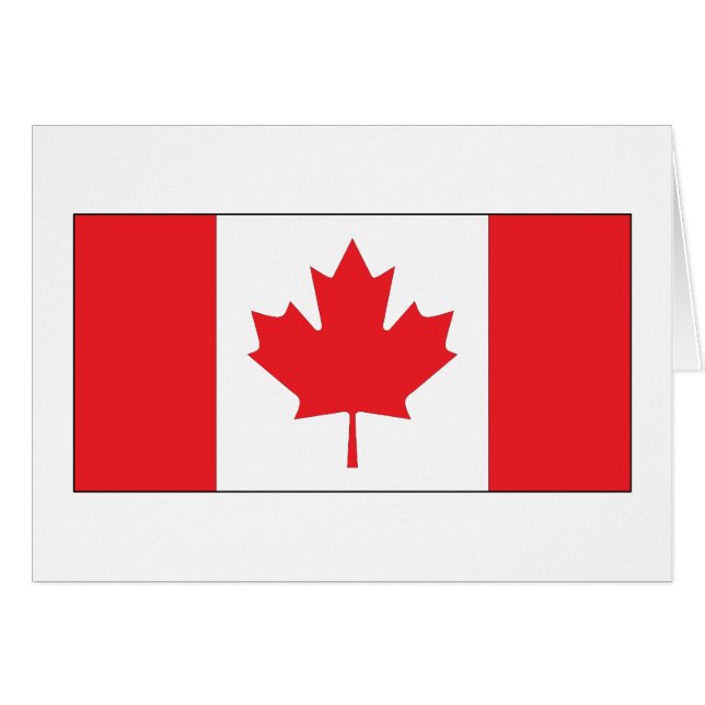 Bandera de Canadá (Anverso (Horizontal))