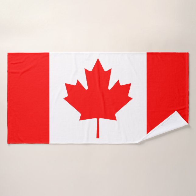 Bandera de Canadá (Toalla de baño)