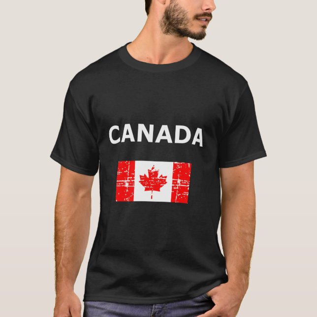 Bandera De Canadá: Camisa De Hojas De Arce Para Lo (Anverso)