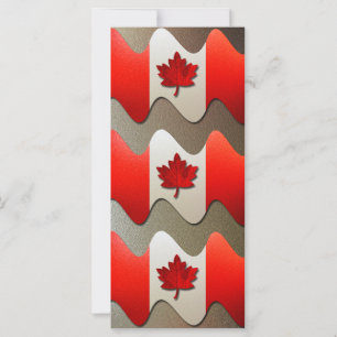 Bandera de Canadá cromada por Shirley Taylor