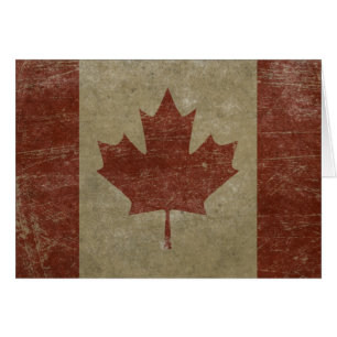 Bandera de Canadá del vintage