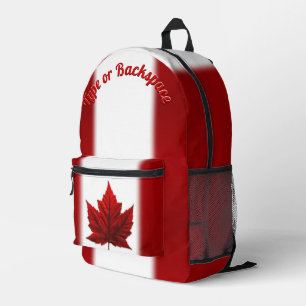 Bandera de Canadá Mochila Personalizado Bolsa de h