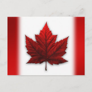 Bandera de Canadá postales postales de recuerdo ca
