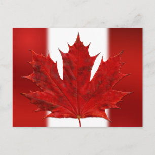 Bandera de Canadá postales postales de recuerdo ca