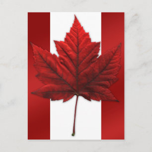 Bandera de Canadá postales postales de recuerdo ca