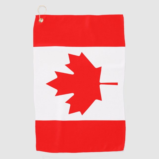 Bandera de Canadá Toalla de Golf (Anverso)