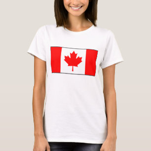 Bandera de Canadá x Mapa camiseta