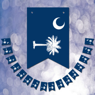 Bandera de Carolina del Sur, fiesta, Bunting / Ban