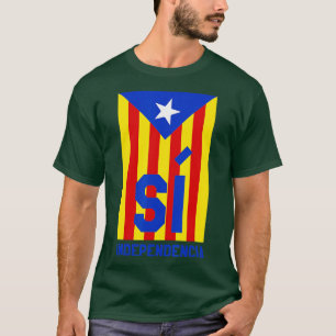 Bandera de Cataluña Camisa Cataluña Independencia 