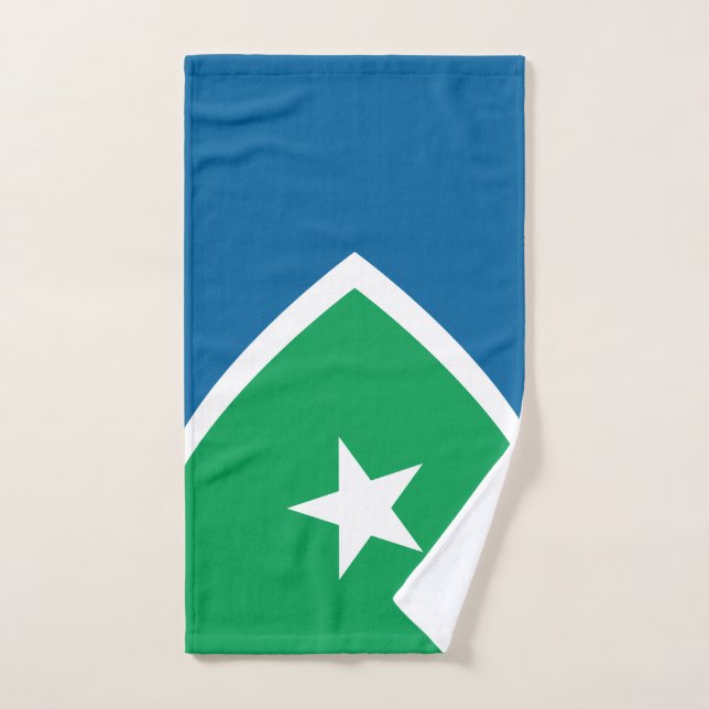 Bandera de Cedar Rapids, Iowa (Toalla de mano)