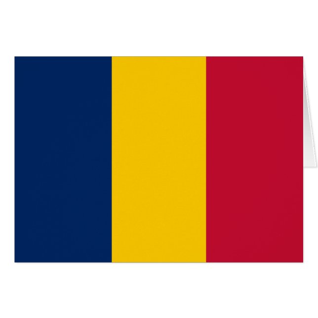 Bandera de Chad (Anverso (Horizontal))