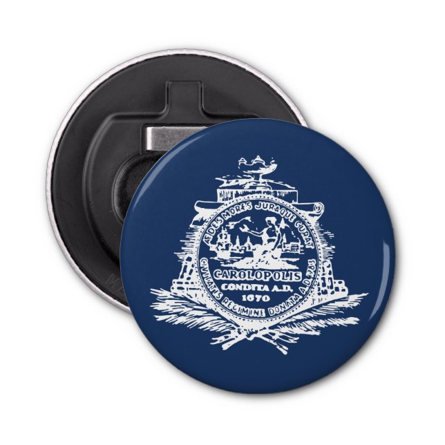 Bandera de Charleston, abridor de botellas de Caro (Anverso)