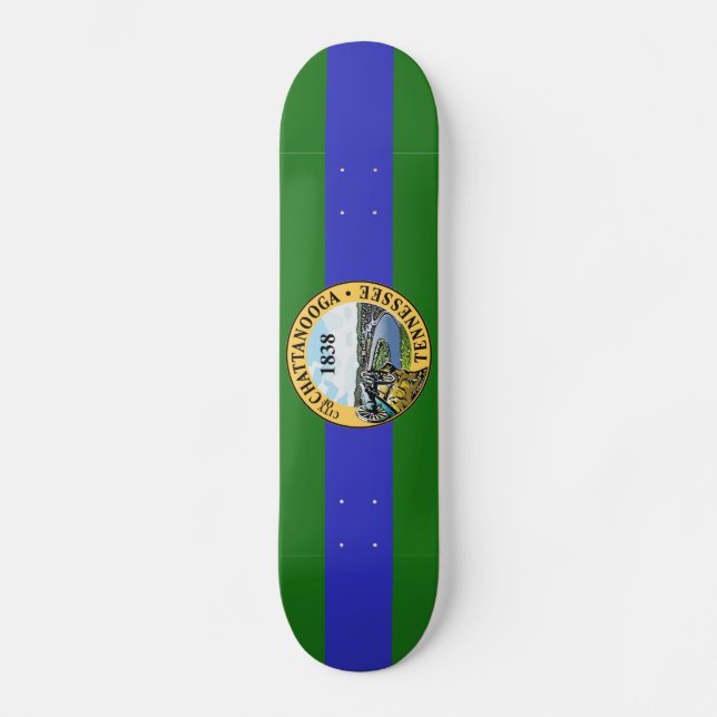 Bandera de Chattanooga, Skateboard Tennessee (Anverso)