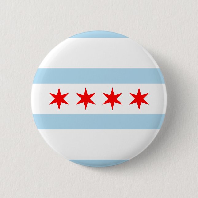 Bandera de Chicago, botón Illinois (Anverso)
