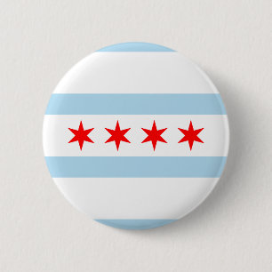 Bandera de Chicago, botón Illinois