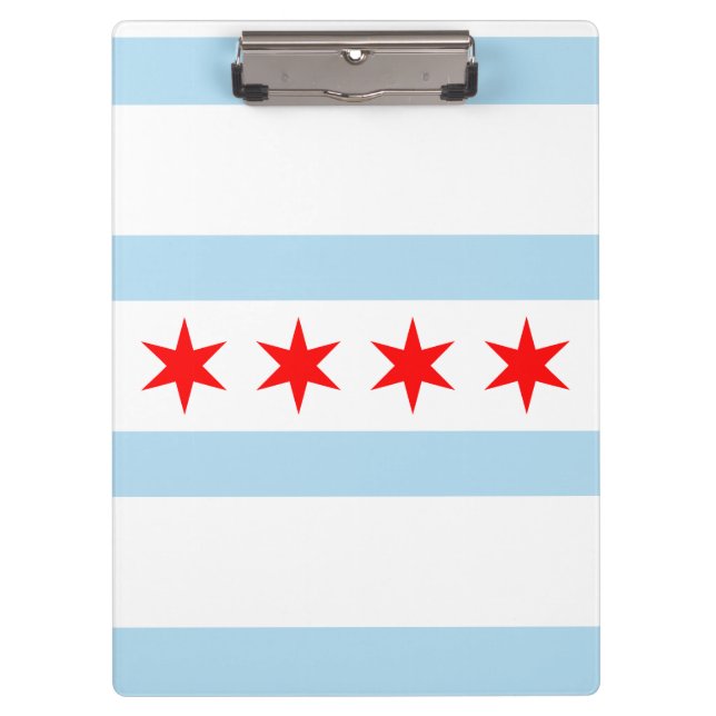 Bandera de Chicago, Portapapeles de Illinois (Anverso)