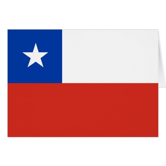 Bandera de Chile (Anverso (Horizontal))