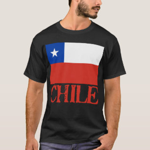 Bandera de Chile con las camisetas conocidas de