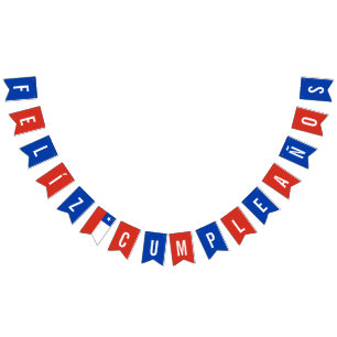 Bandera de Chile Decoraciones de fiesta de cumplea