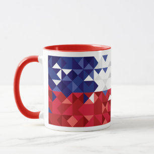 Bandera de Chile, taza chilena de los colores