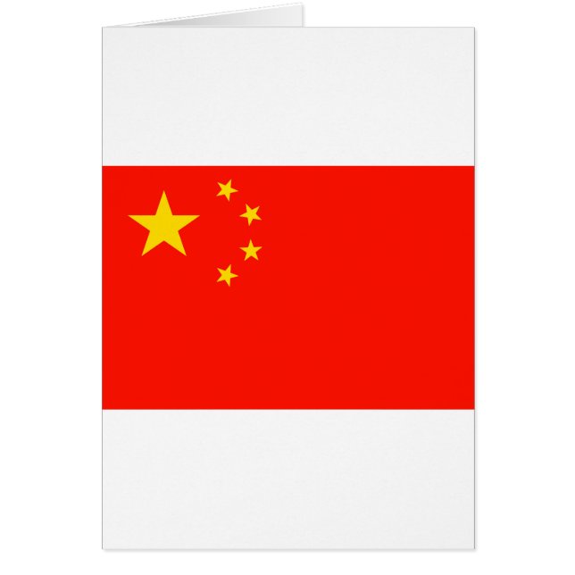 Bandera de China - Alta calidad (Frente)