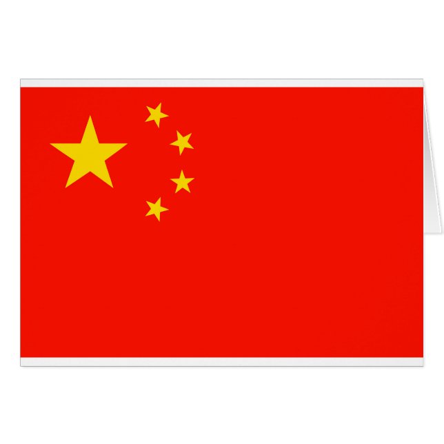 Bandera de China - Alta calidad (Anverso (Horizontal))