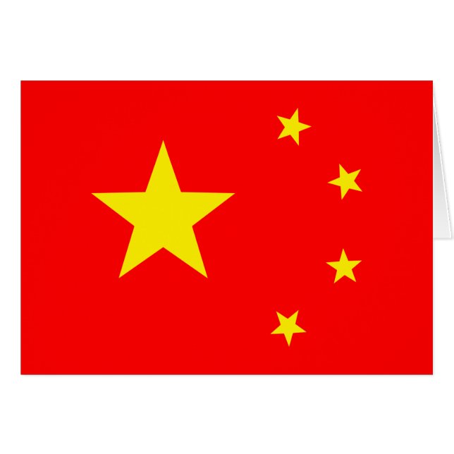 Bandera de China "clásica" (Anverso (Horizontal))