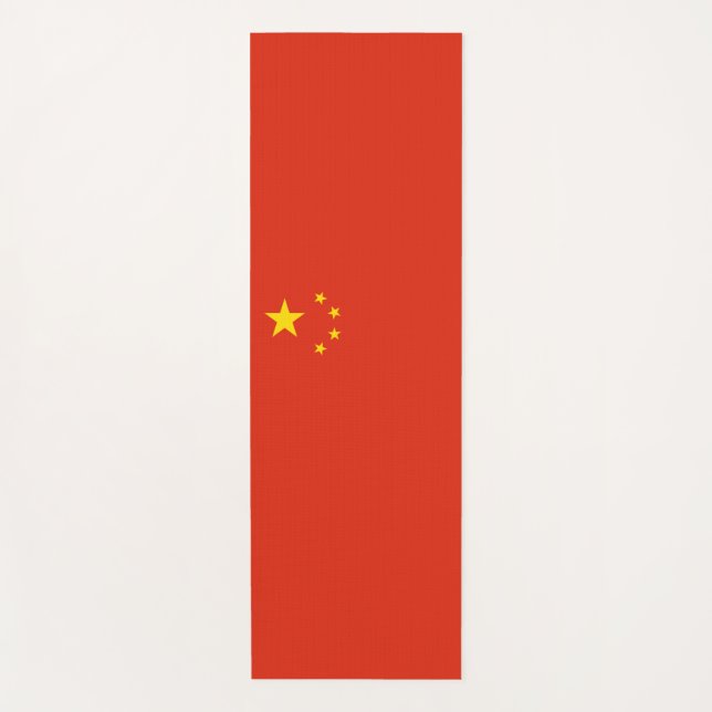 Bandera de China Yoga Mat (Anverso)