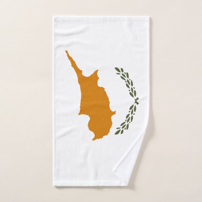 Bandera de Chipre (Toalla de mano)