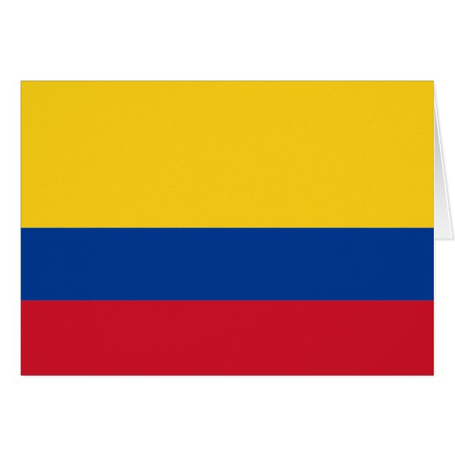Bandera de Colombia (Anverso (Horizontal))