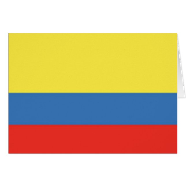 Bandera de Colombia (Anverso (Horizontal))